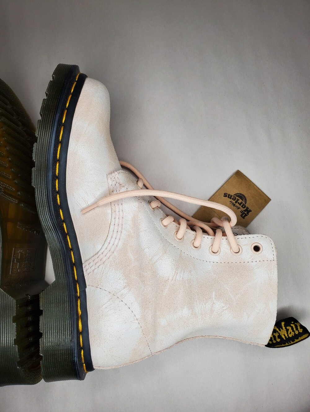 NWT Dr Marten's  1460 Pascal Tie Dye Suede Lace Up Boots Size 7 - Picture 6 of 11